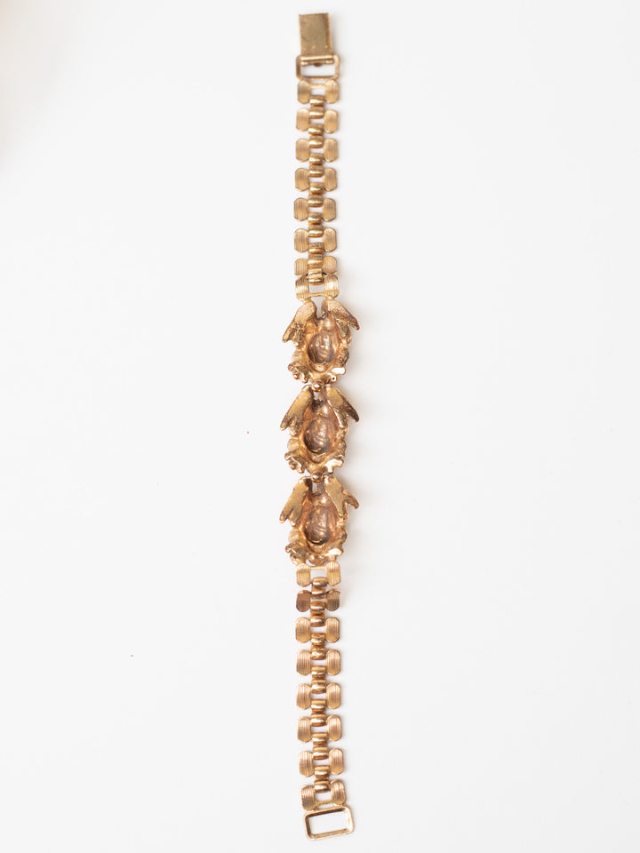Vintage 80's Frog Link Bracelet