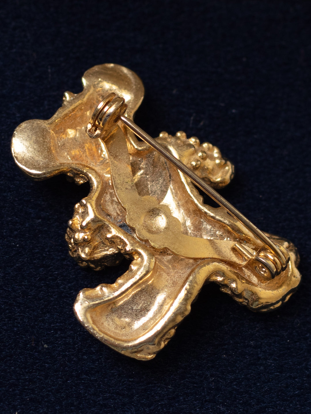 Vintage 80's Teddy Bear Brooch