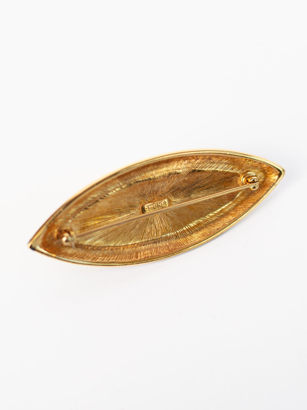 Vintage 80's Monet Marquise Brooch