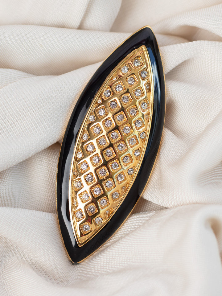 Vintage 80's Monet Marquise Brooch