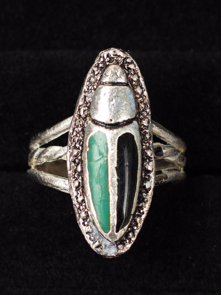 Vintage 60's Scarab Statement Ring