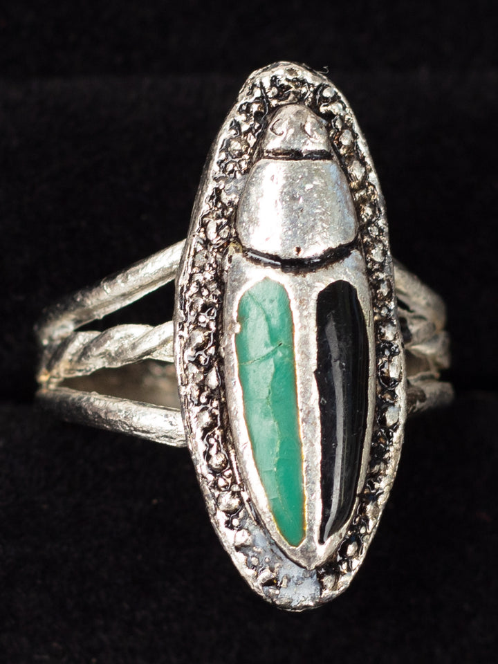 Vintage 60's Scarab Statement Ring