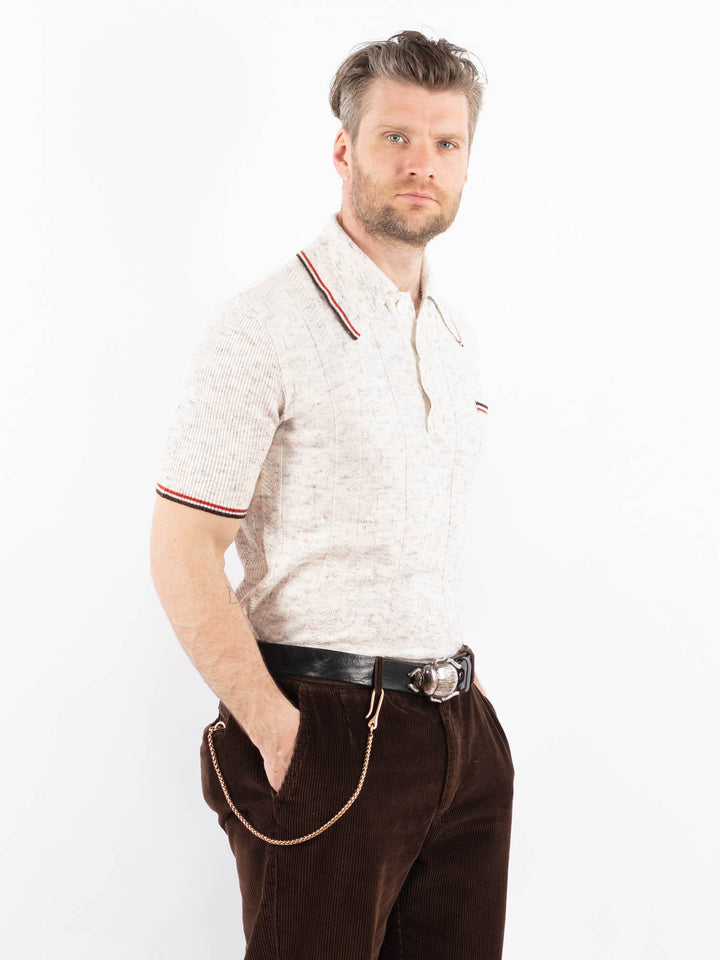 Vintage 80's Men Polo Shirt