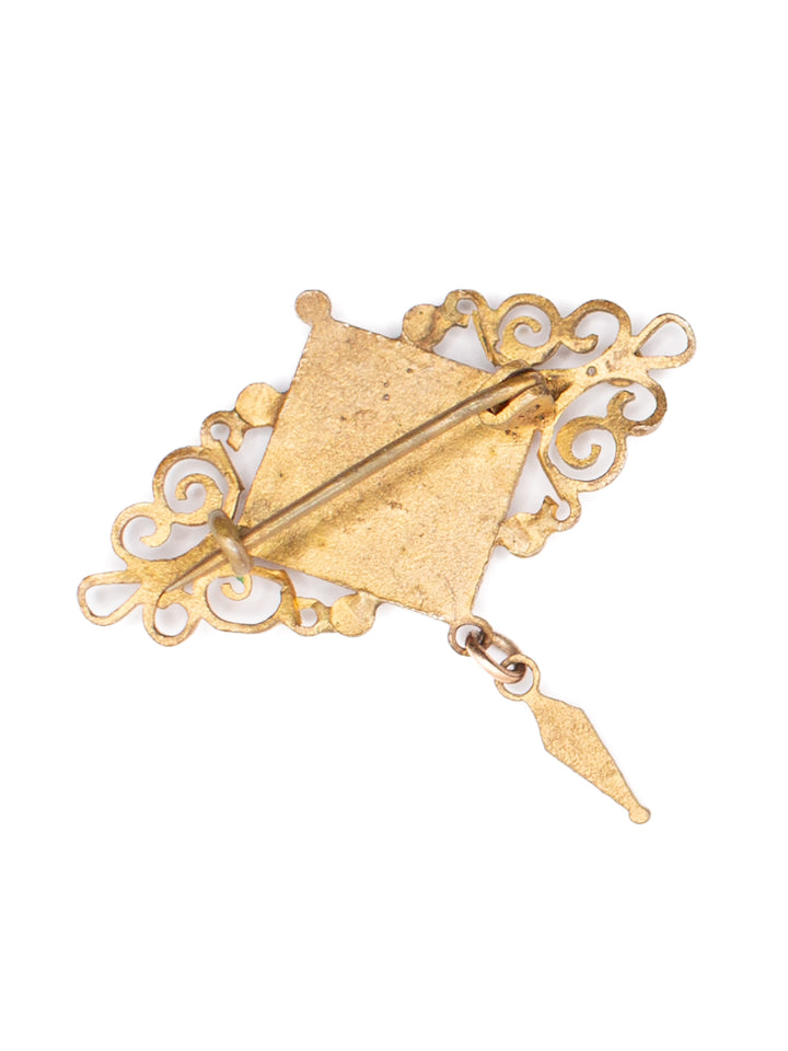 Vintage 1890's Brooch in Gold