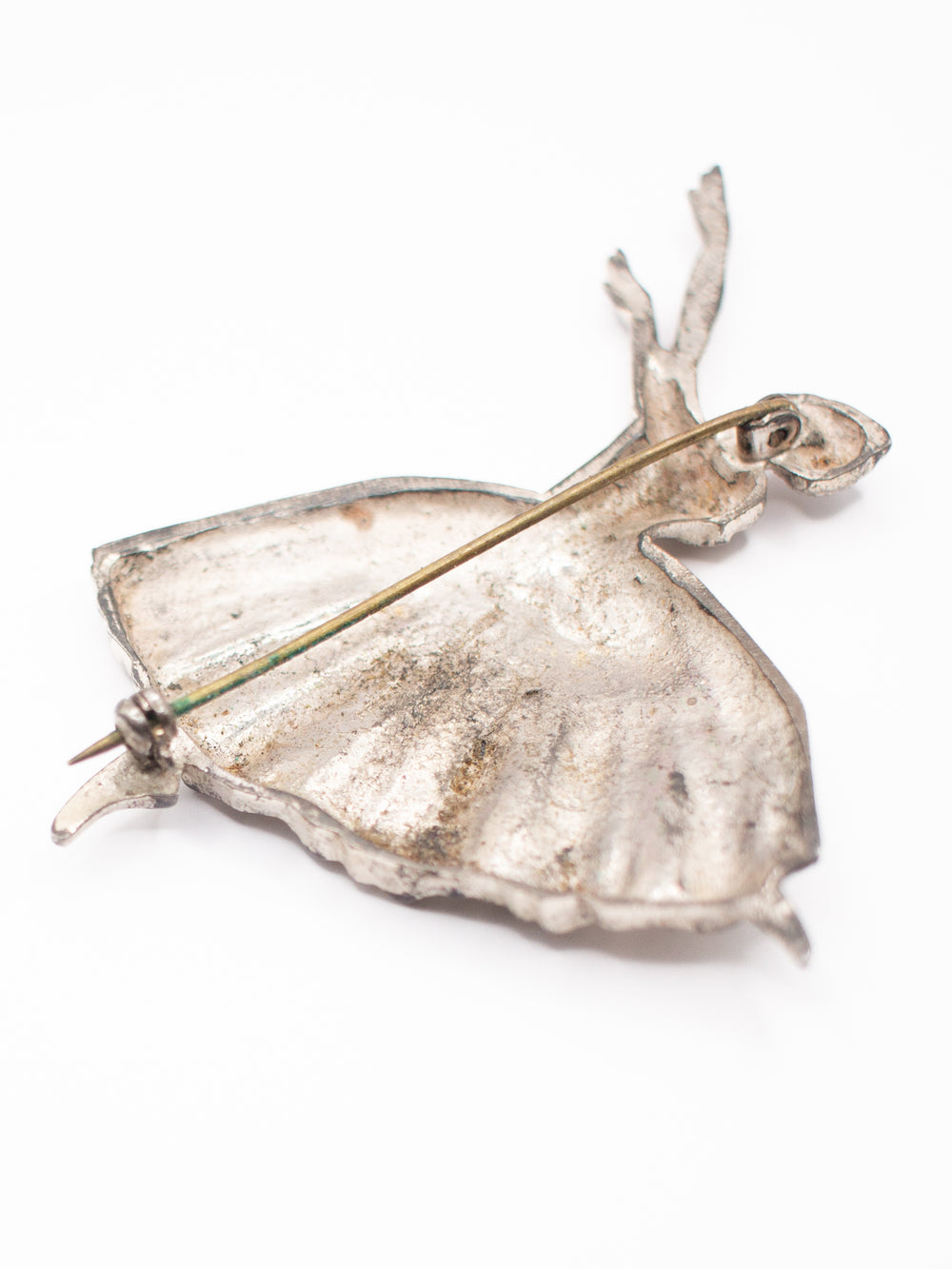 Vintage 70's Brooch in Silver