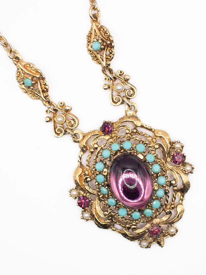 Vintage 50's Hollywood Florenza Necklace