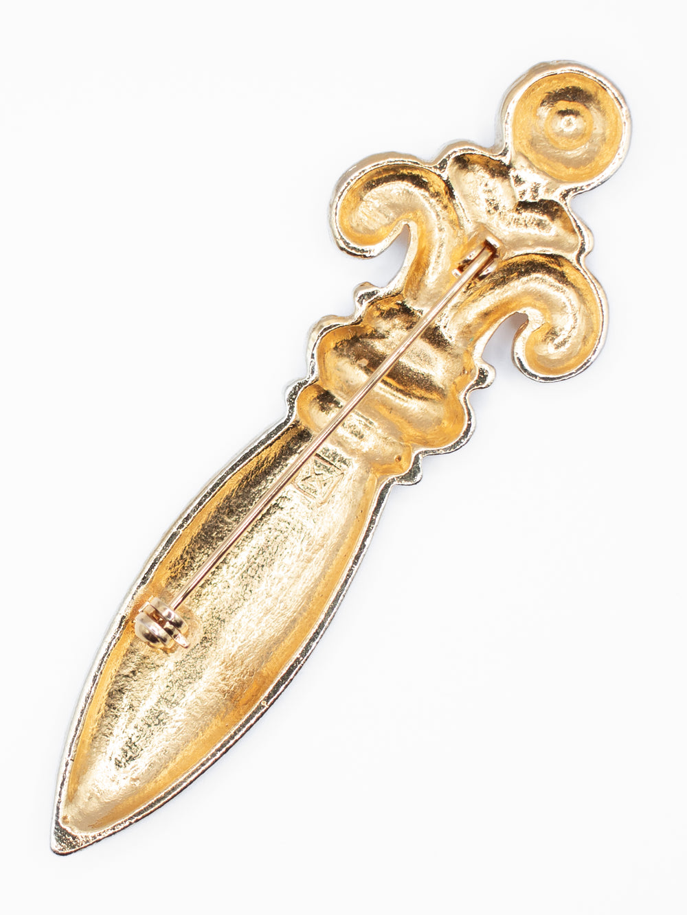 Vintage 70's Brooch in Gold