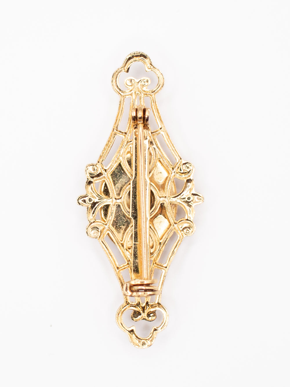 Vintage 80's Brooch in Gold