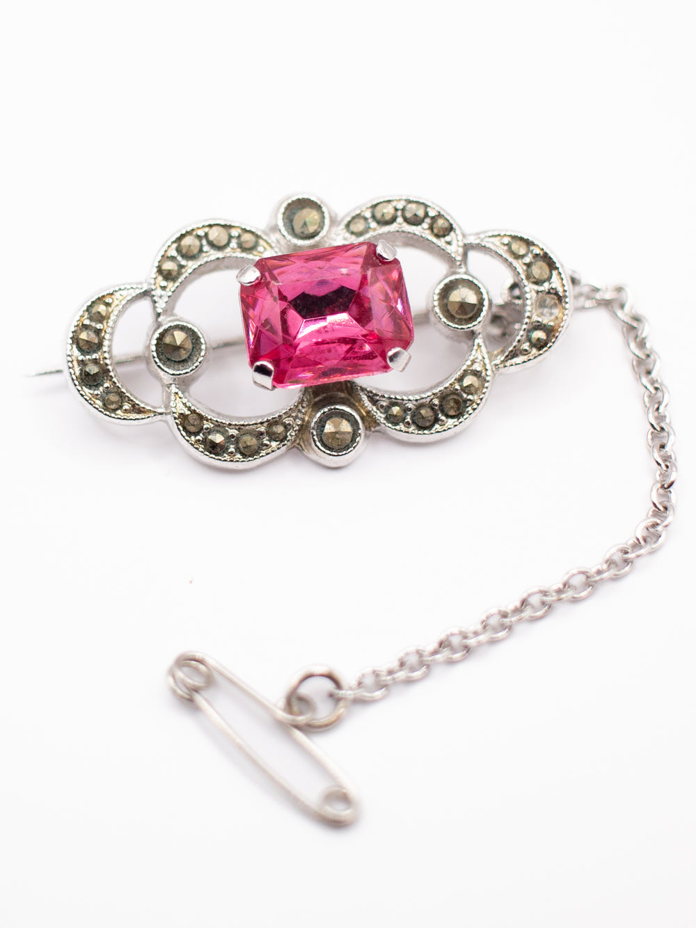 Vintage 80's Brooch in Silver