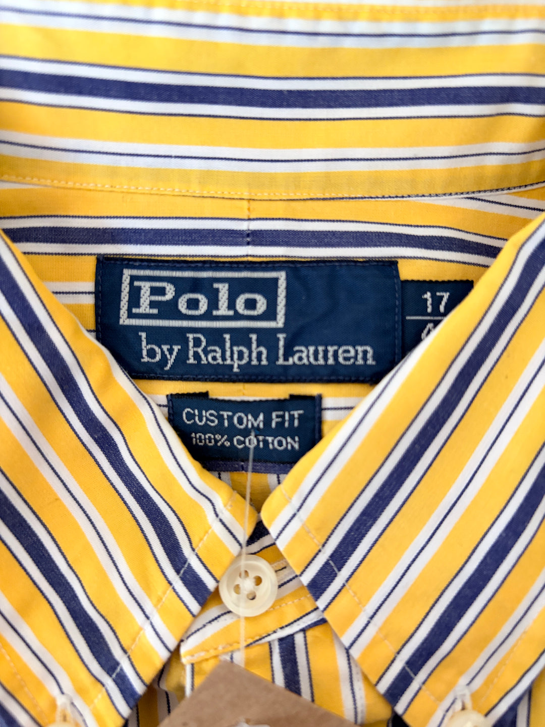 Vintage 00's Men Ralph Lauren Shirt in Yellow