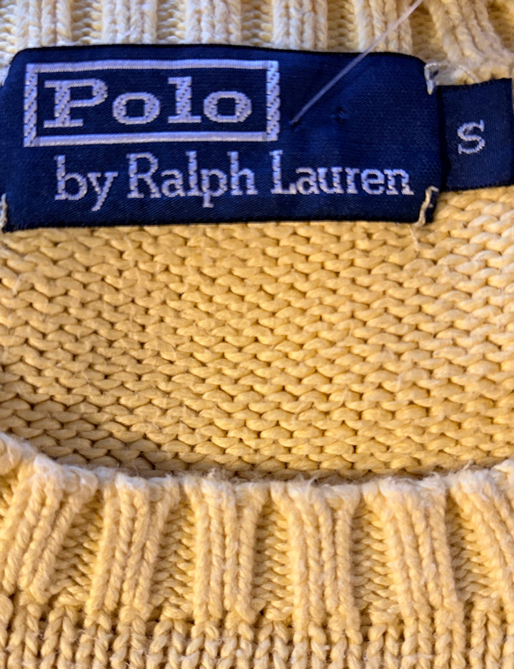 Vintage 00's Men Ralph Lauren Sweater in Yellow