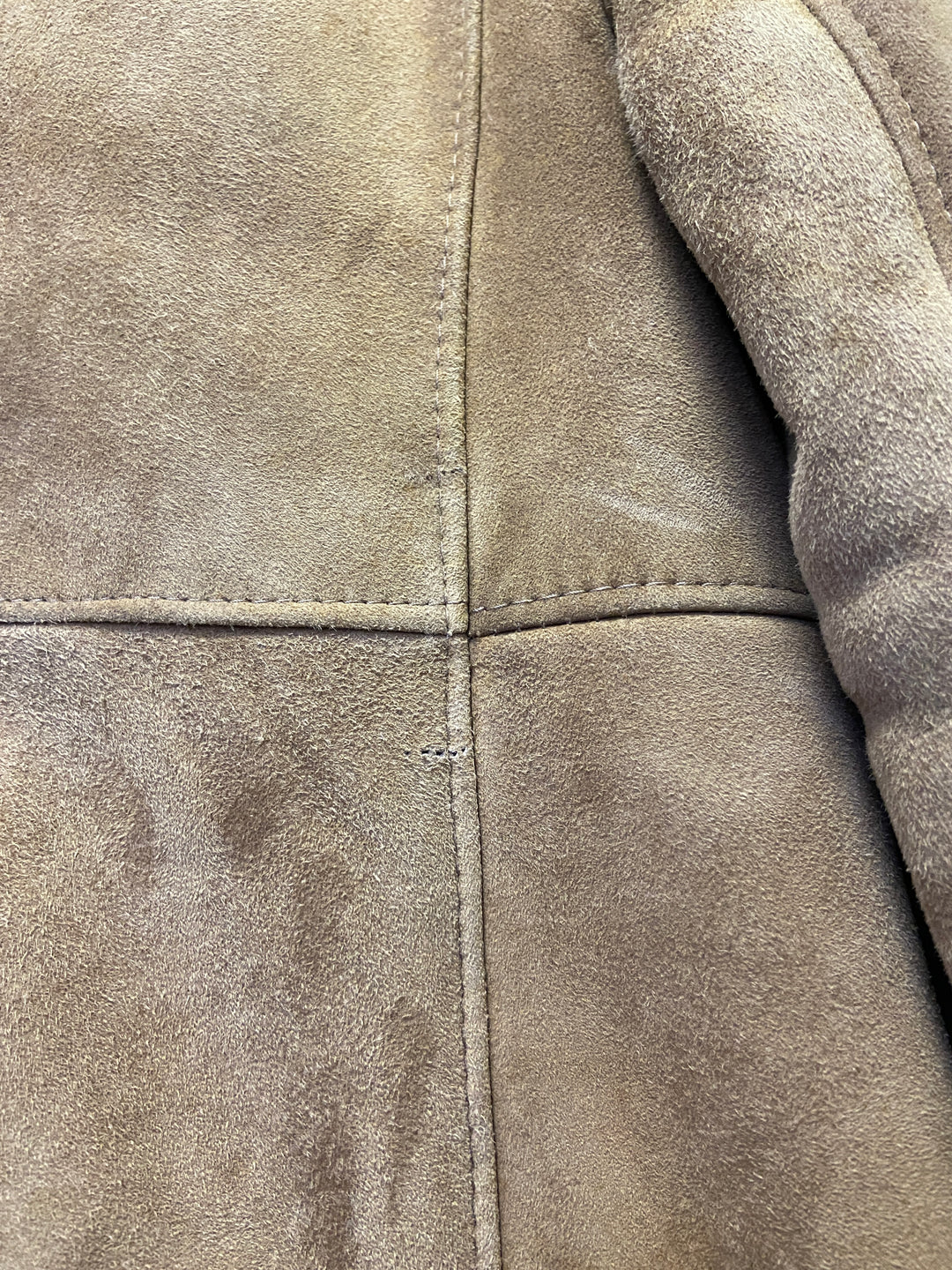 Vintage 70's Women Sheepskin Coat in Brown