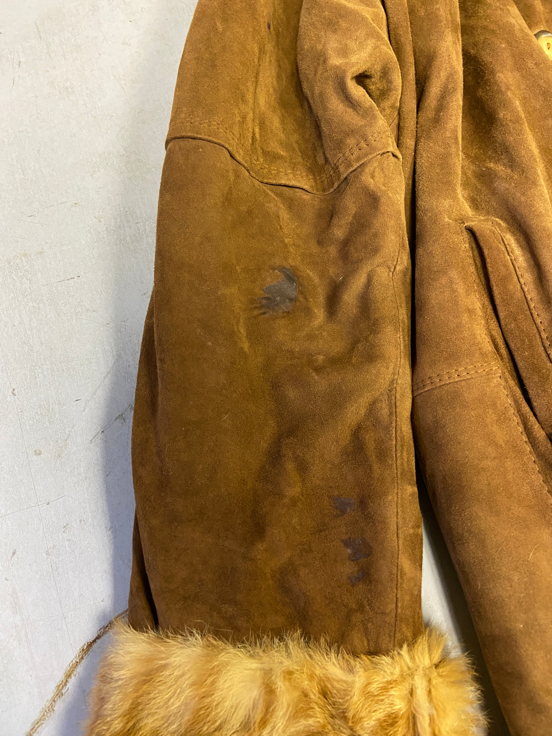 Vintage 90's Women Suede in Brown