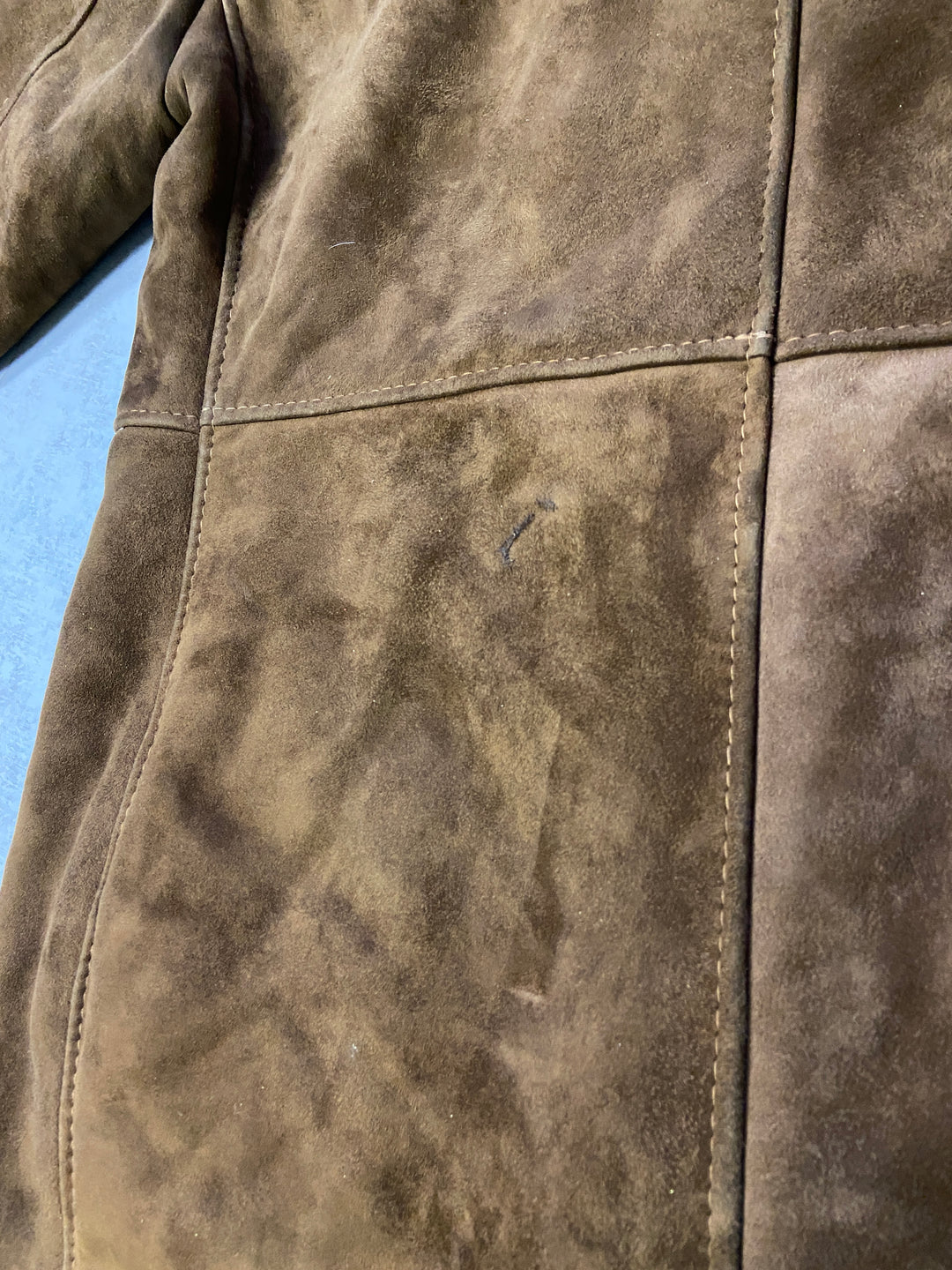 Vintage 70's Men Sheepskin Coat in Brown