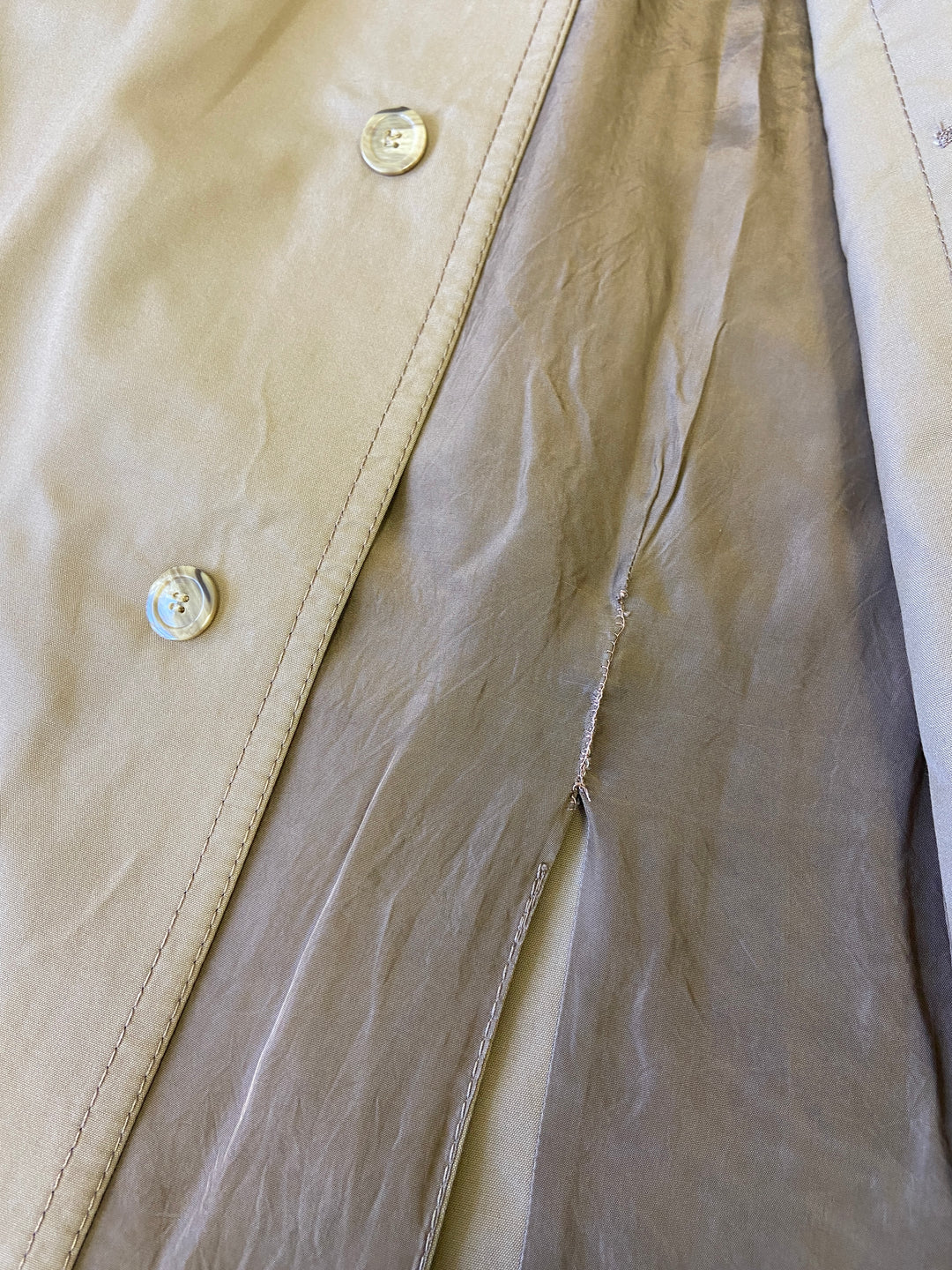 Vintage 70's Men Mac Coat in BeigeZ1661