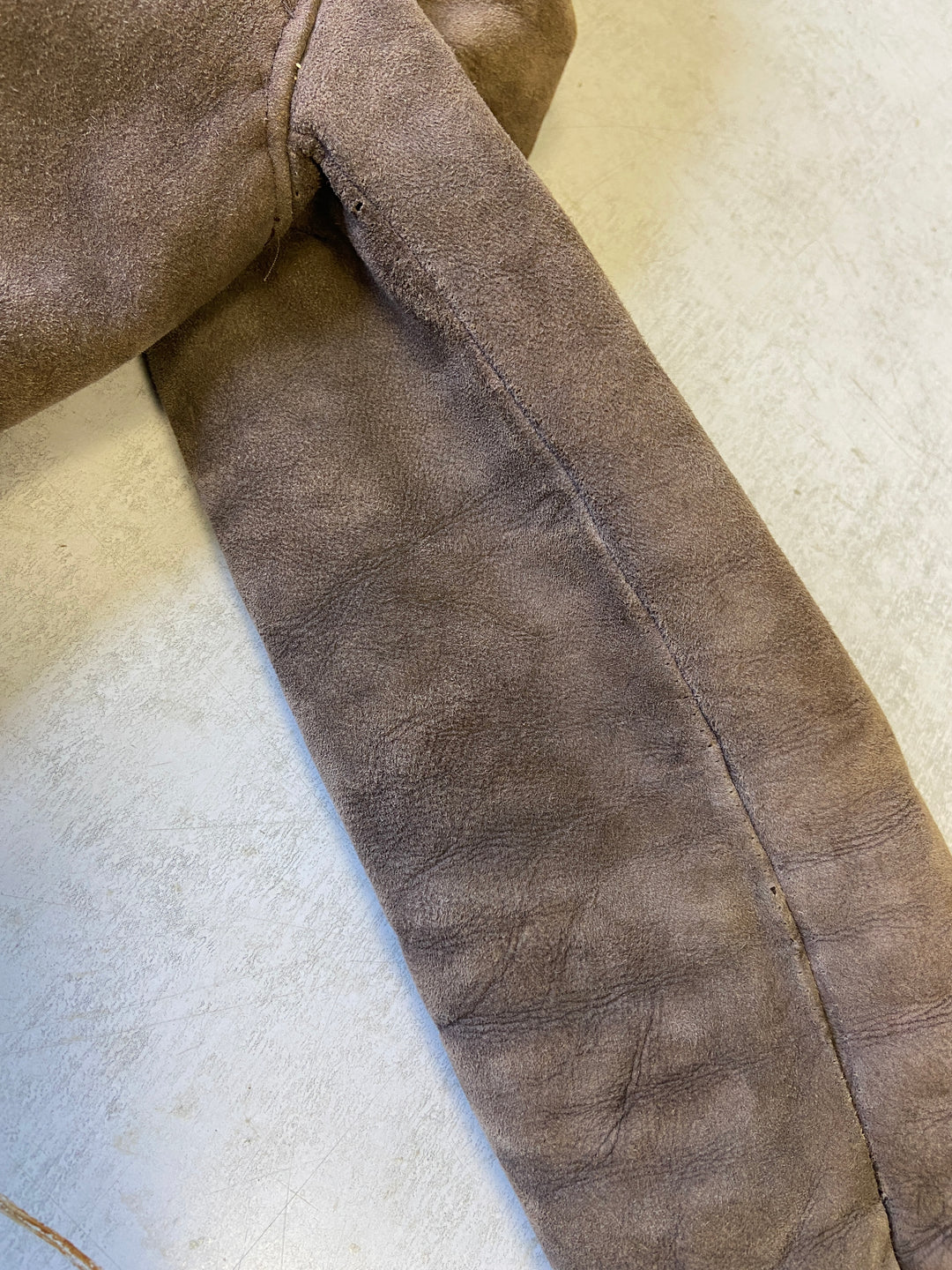 Vintage 70's Women Sheepskin Coat in BrownA0162