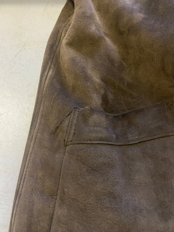 Vintage 70's Men Sheepskin Coat in BrownZ2259