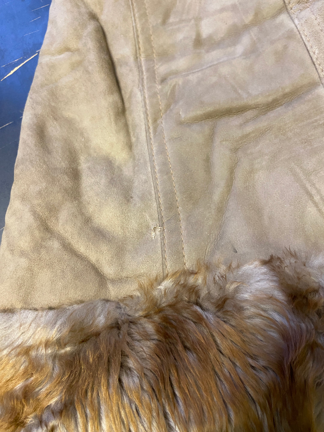 Vintage 70's Penny Lane Sheepskin Coat in Brown