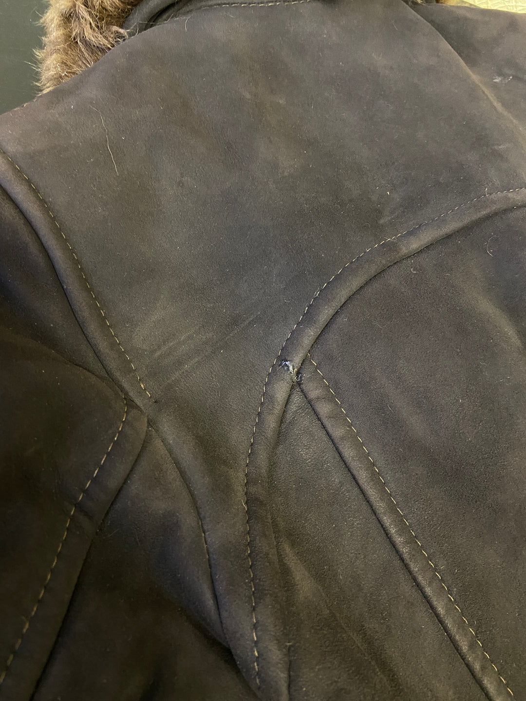 Vintage 70's Women Sheepskin Coat in BrownV9057