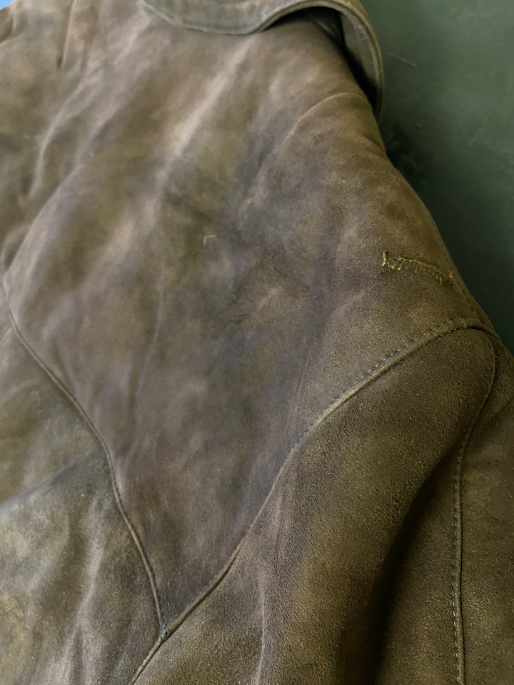 Vintage 70's Women Sheepskin Coat in BrownA0387