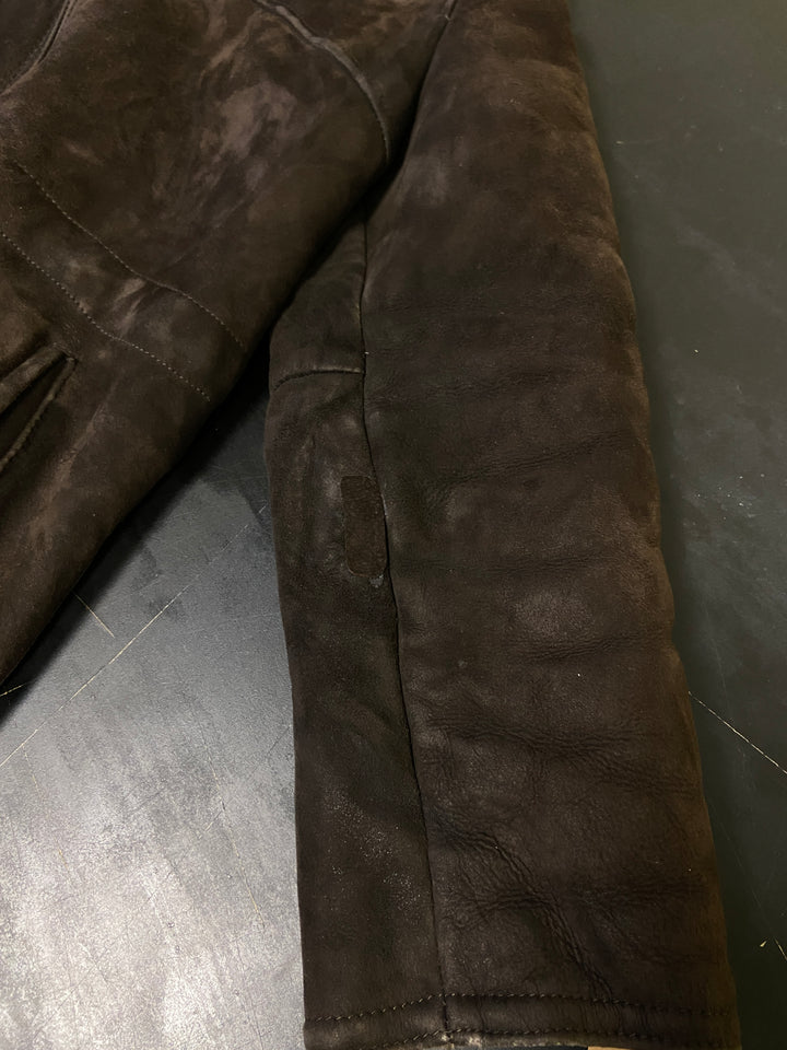 Vintage 70's Women Sheepskin Coat in BrownV9550