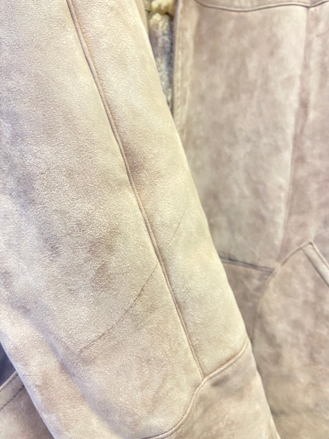 Vintage 70's Men Sheepskin Coat in BeigeZ2726