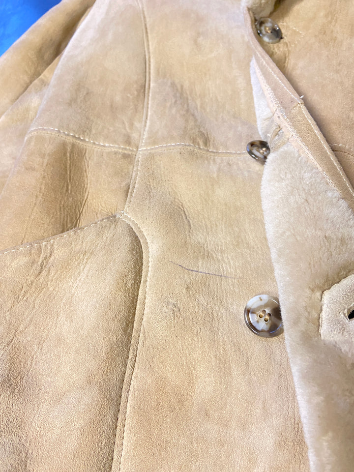 Vintage 70's Men Sheepskin in BeigeZ2542