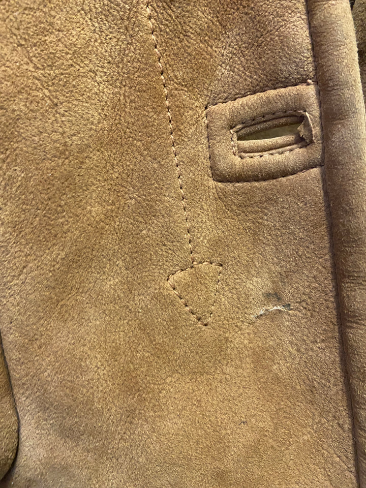 Vintage 90's Women Sheepskin Coat in BrownA1070