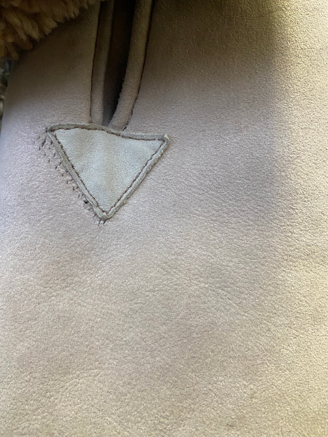 Vintage 70's Women Sheepskin Coat in BeigeV8478