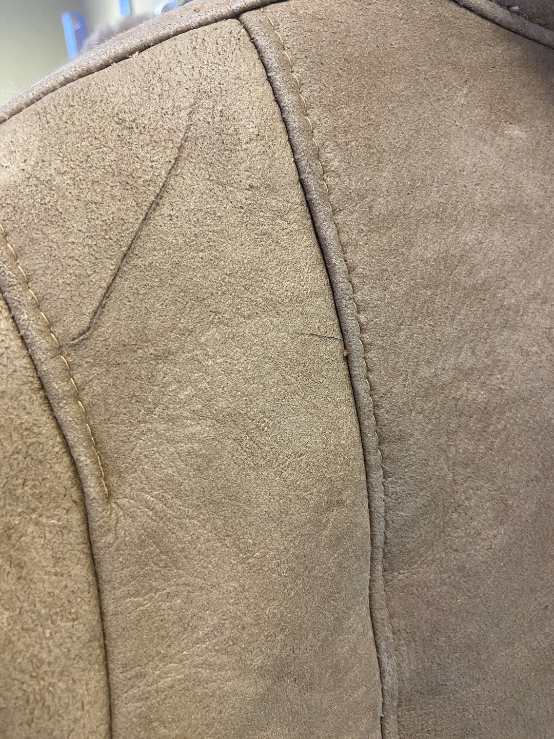Vintage 90's Women Sheepskin Coat in BrownA1055