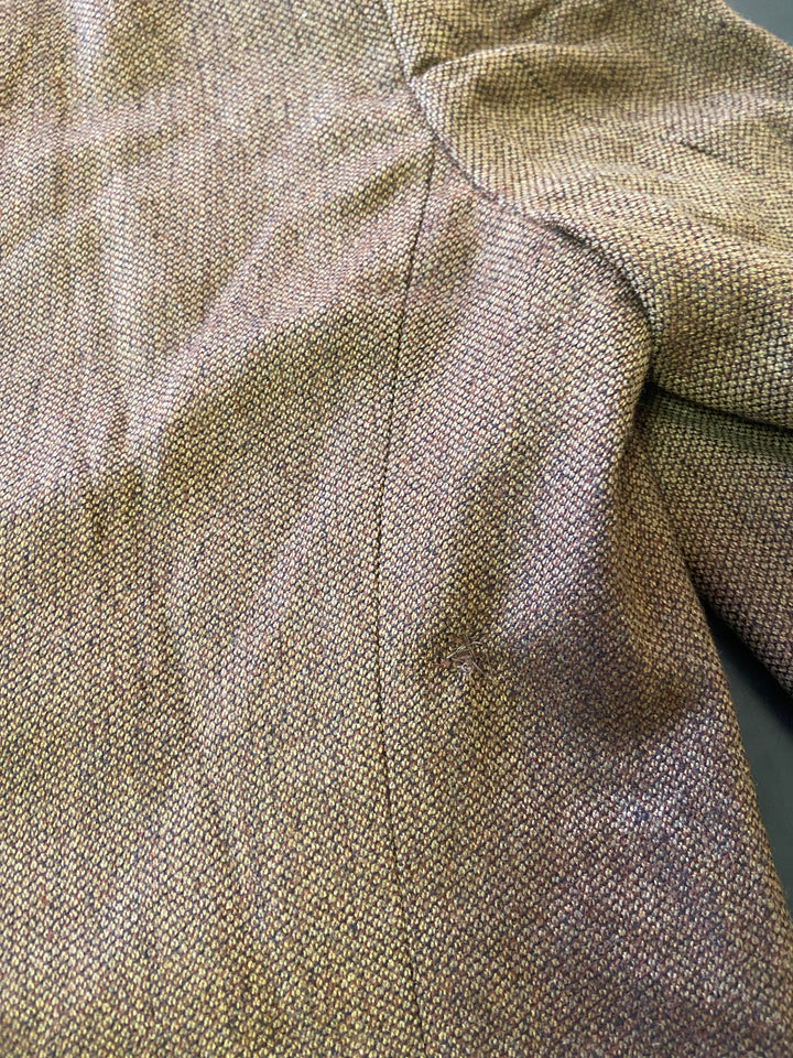 Vintage 90's Men Wool Blazer Jacket in BrownZ1017