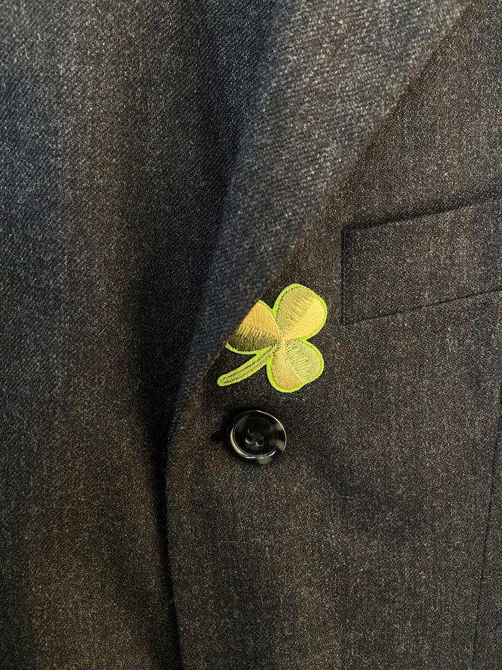 Vintage 90's Men Wool Blazer Jacket in GrayZ2432