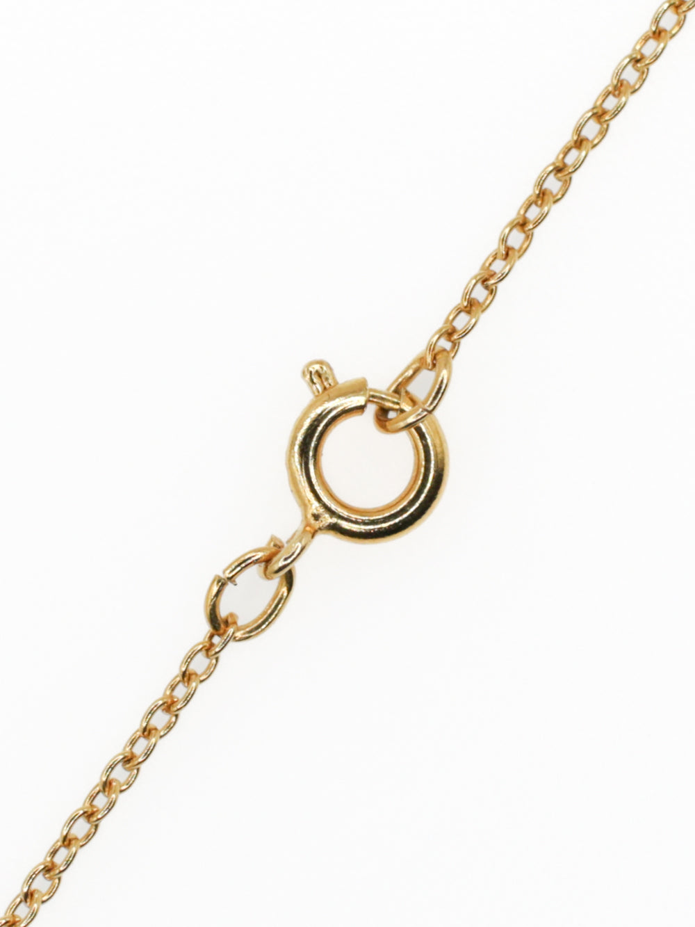 Vintage 1960s Clear Rhinestone Pendant Necklace