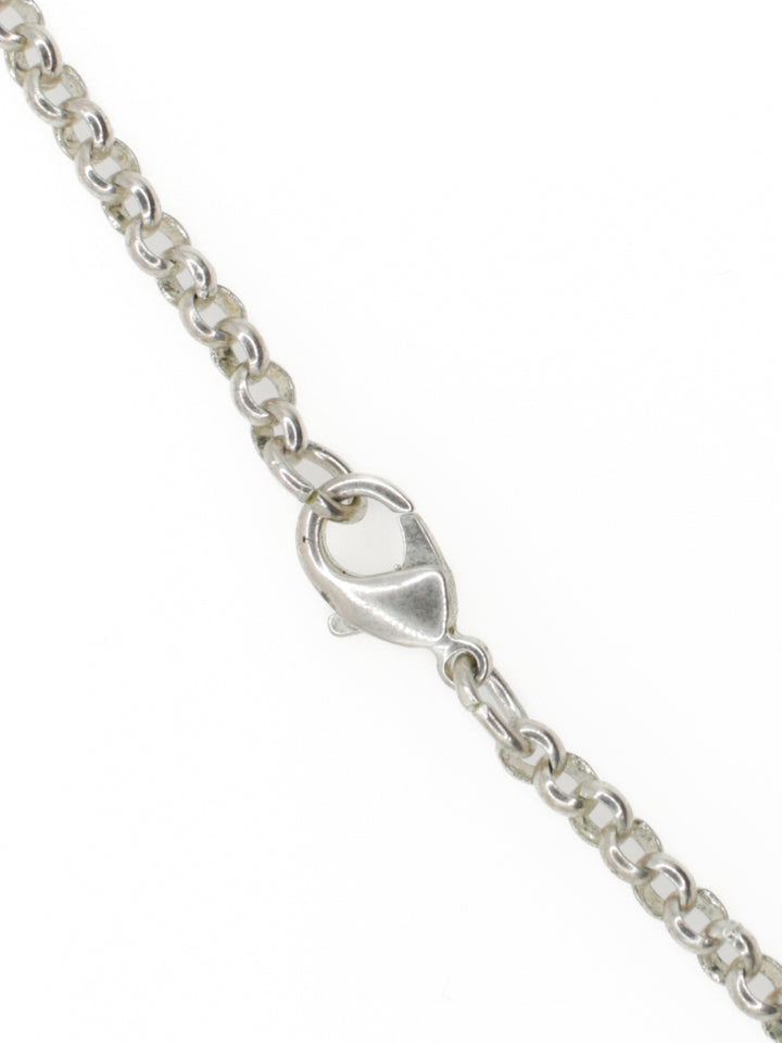 Vintage 1960s Twisting Rhinestone Pendant Necklace