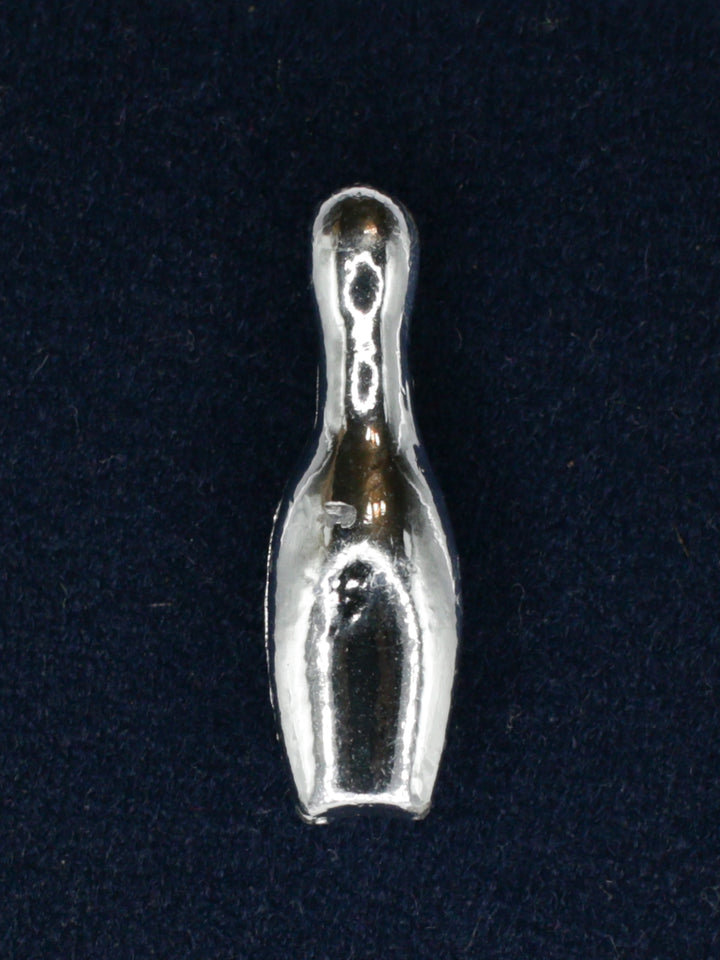 1950s Silver Tone Bowling Pin Brooch HAFCO USA