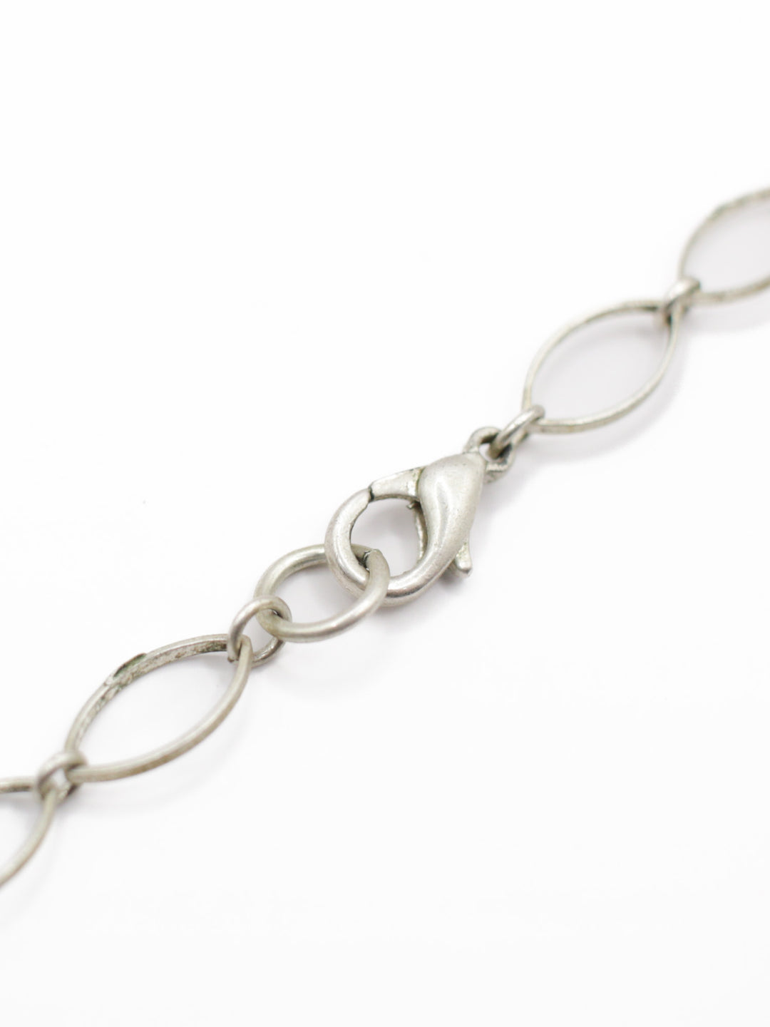 Vintage 925 Silver Y Modernist Necklace