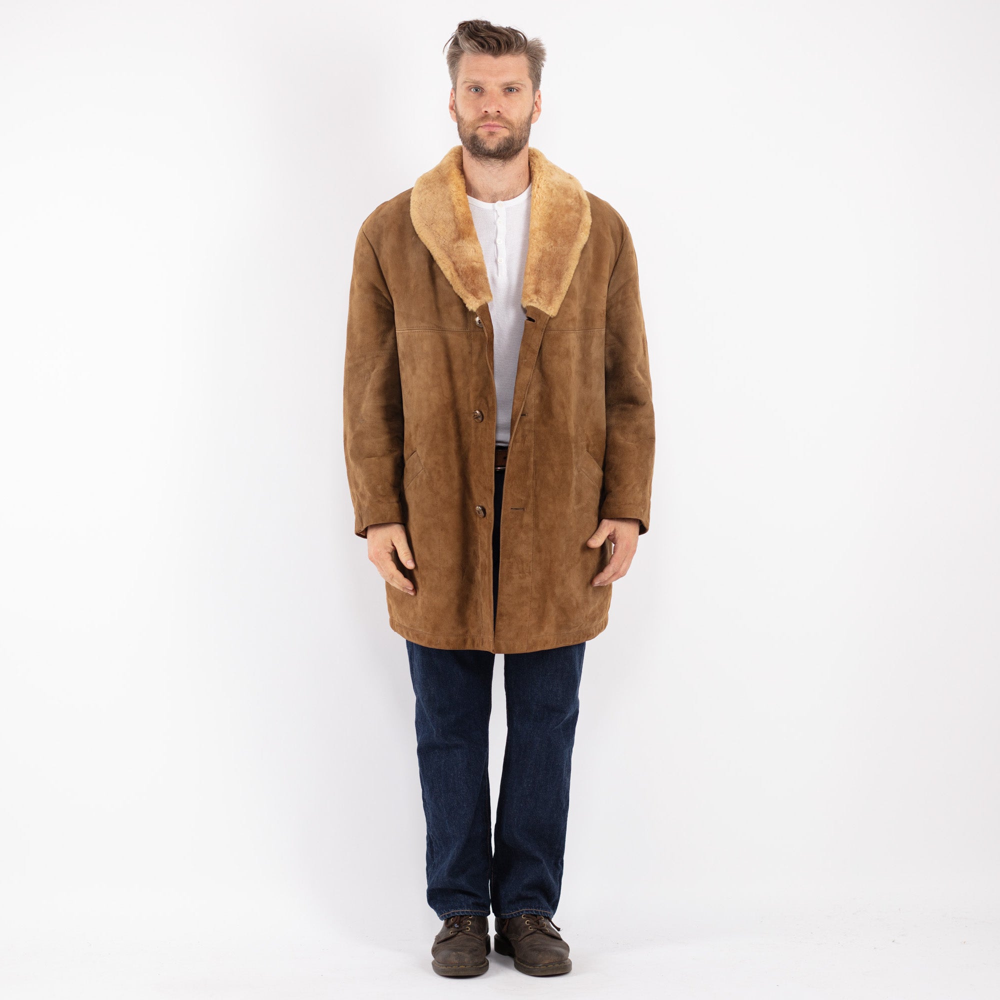 Suede & Sherpa online Coat