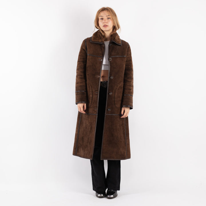 Vintage 70's Women Sheepskin in Brown
