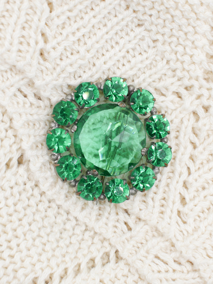 Vintage 50's Brooch in Green