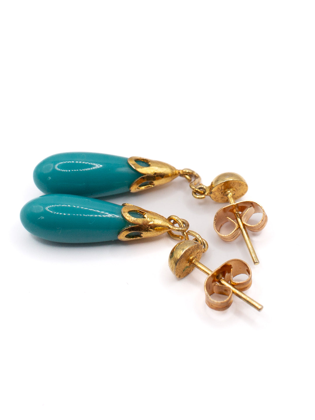 Vintage 80's Earrings in Blue