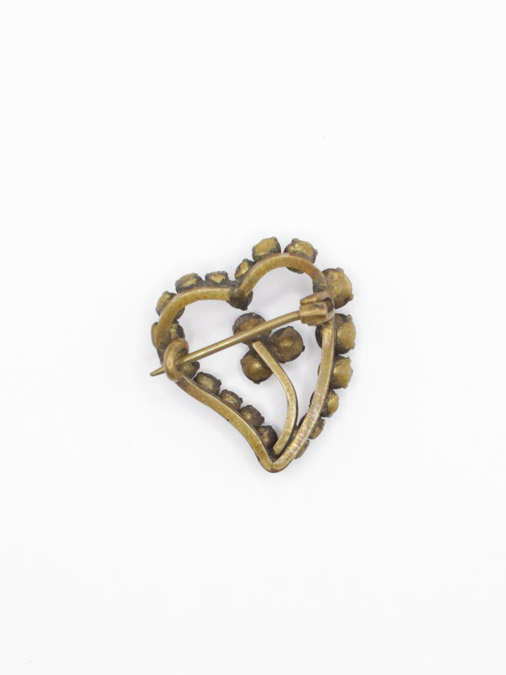 Vintage 20's Brooch in Gold