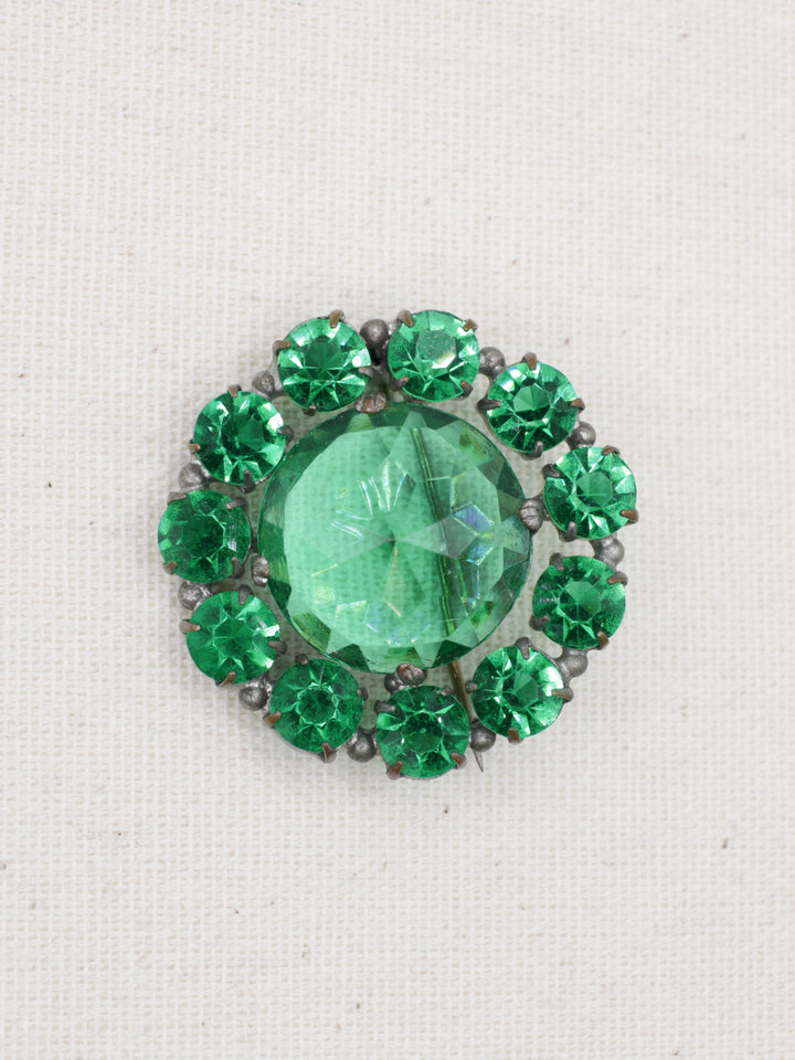 Vintage 50's Brooch in Green