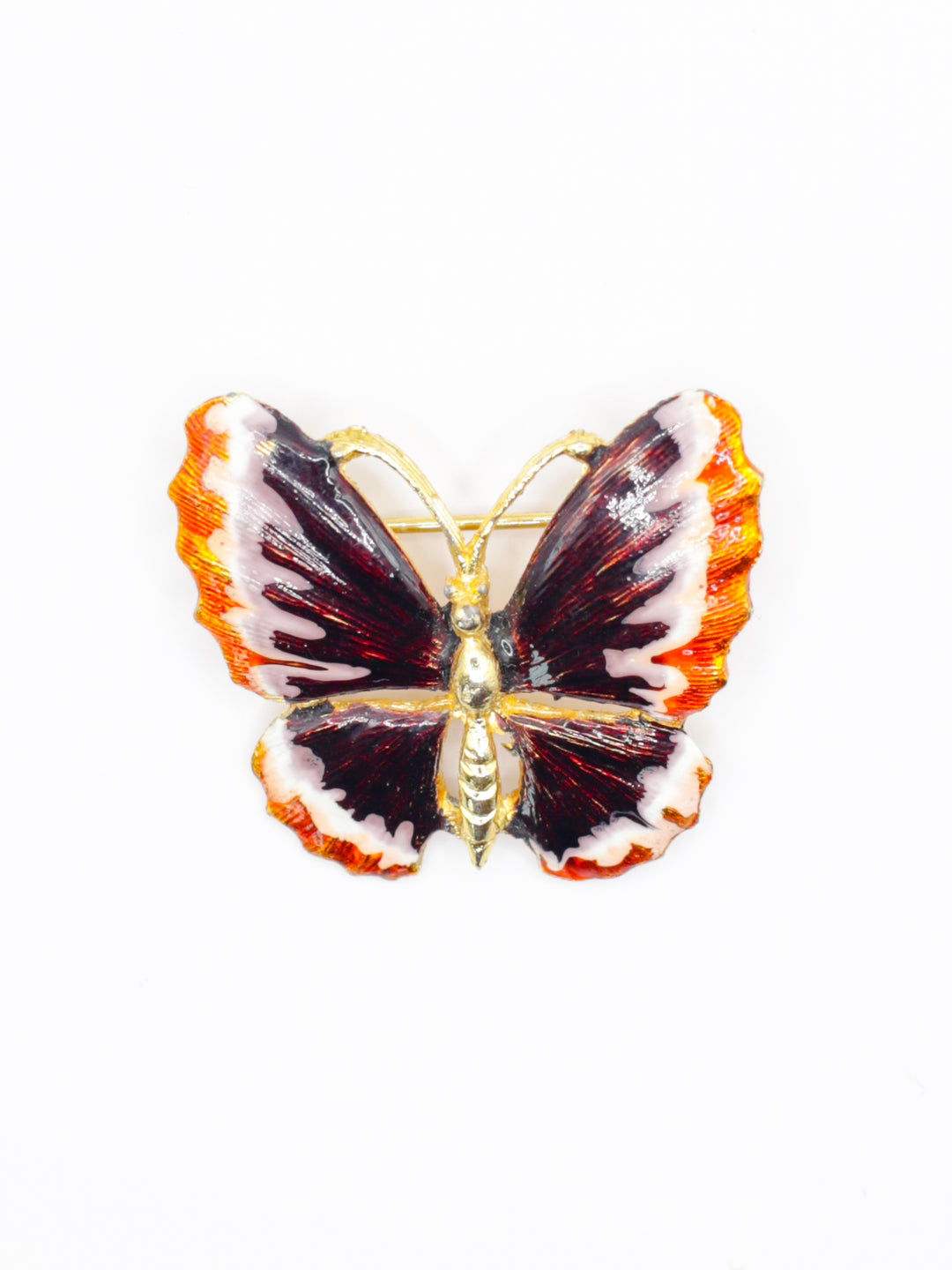Vintage 60's Brooch in Orange