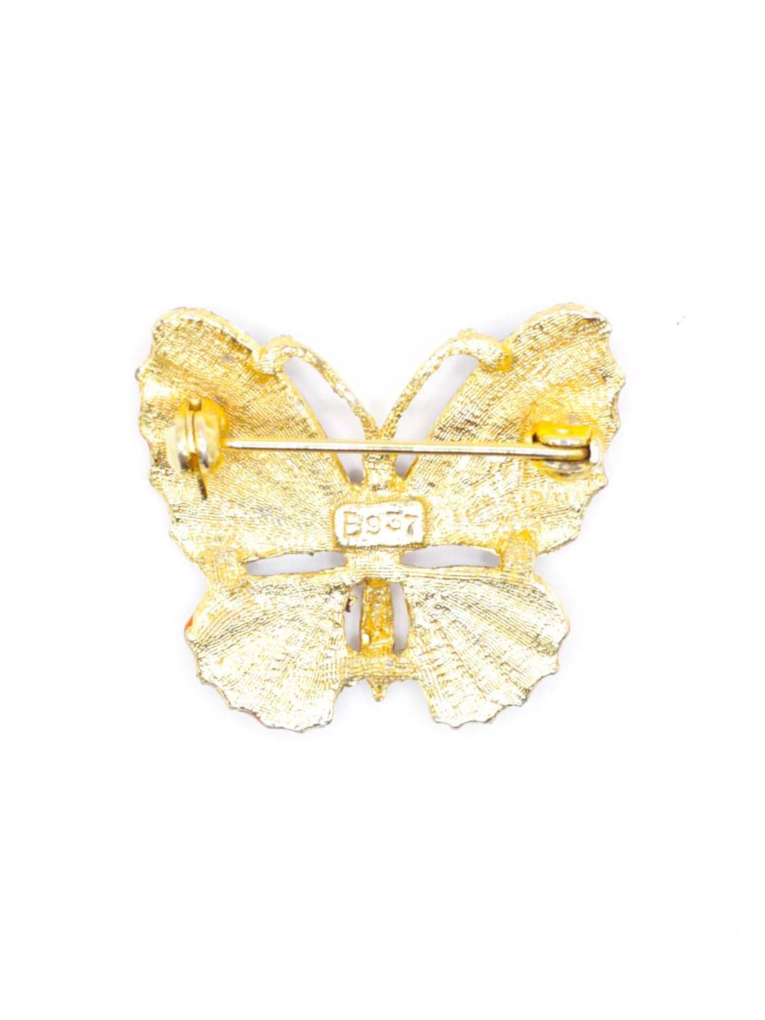 Vintage 60's Brooch in Orange