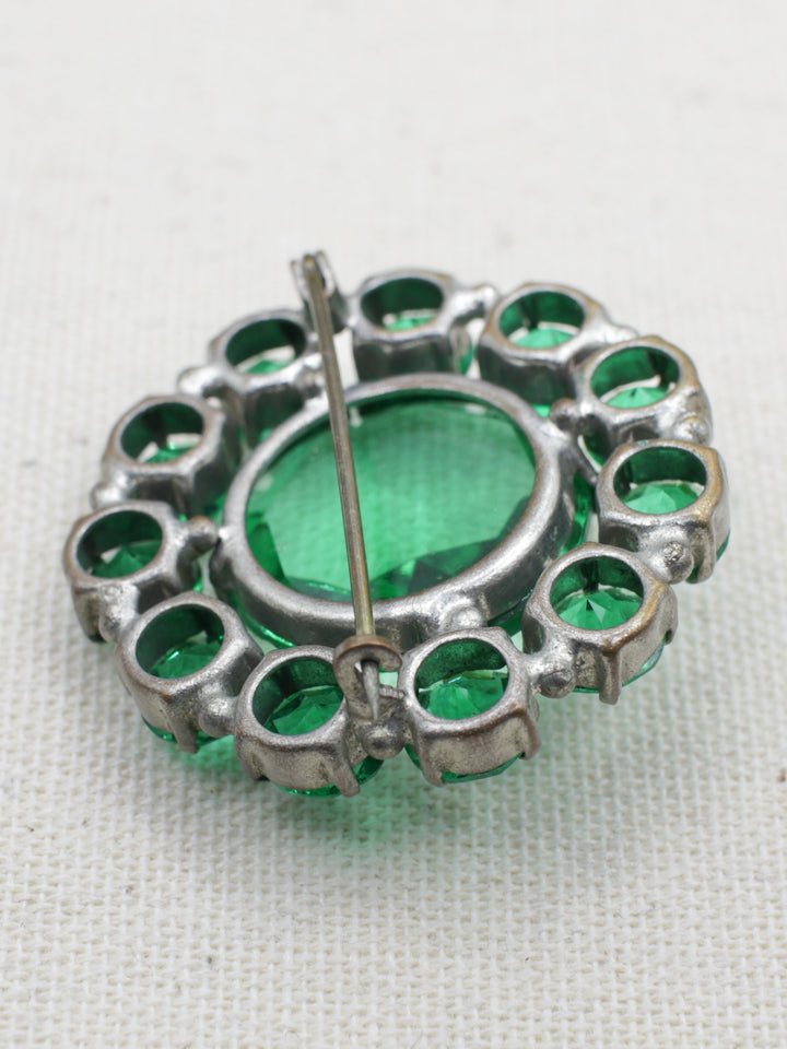 Vintage 50's Brooch in Green