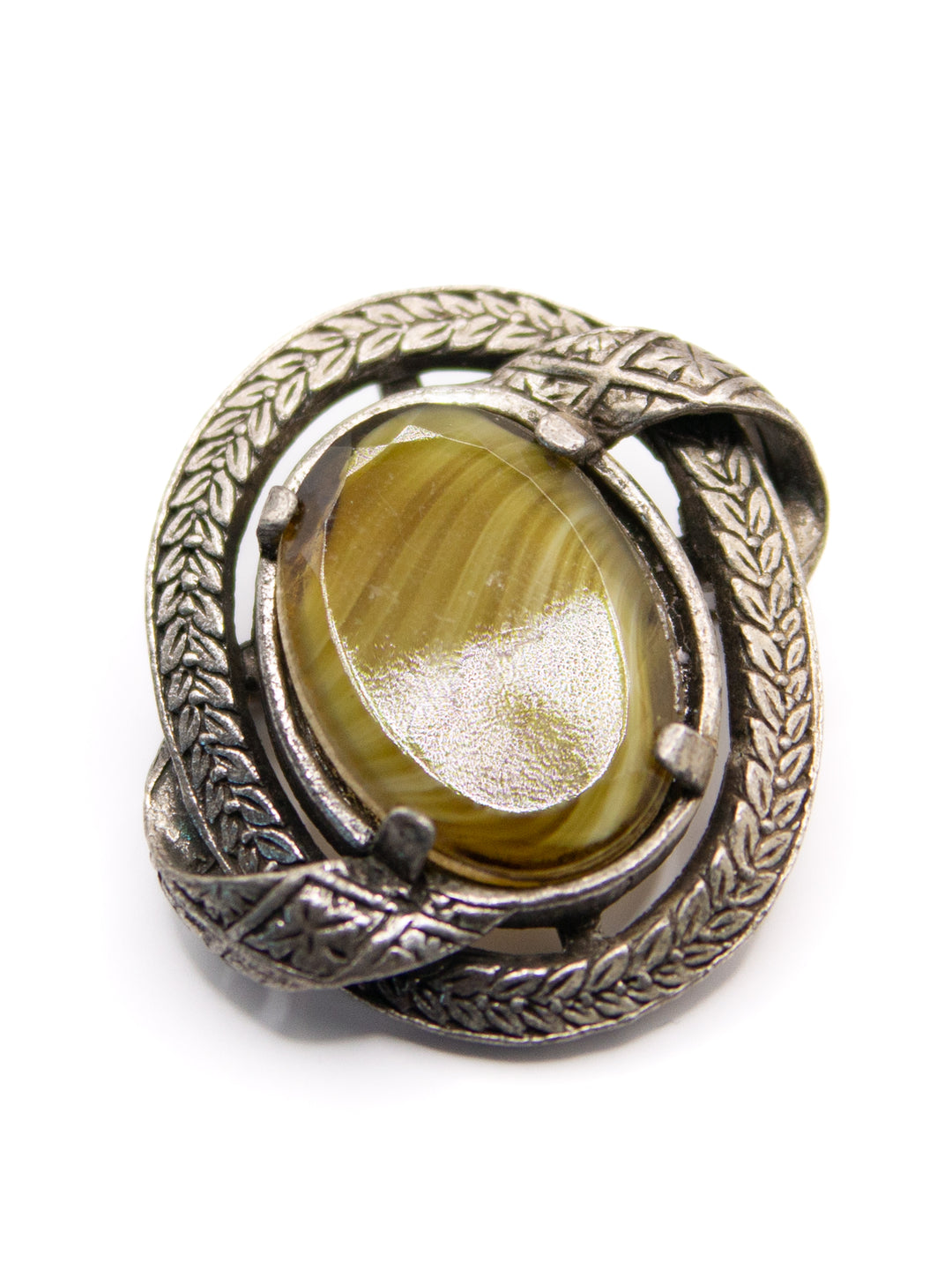 Vintage 70's Brooch in Green