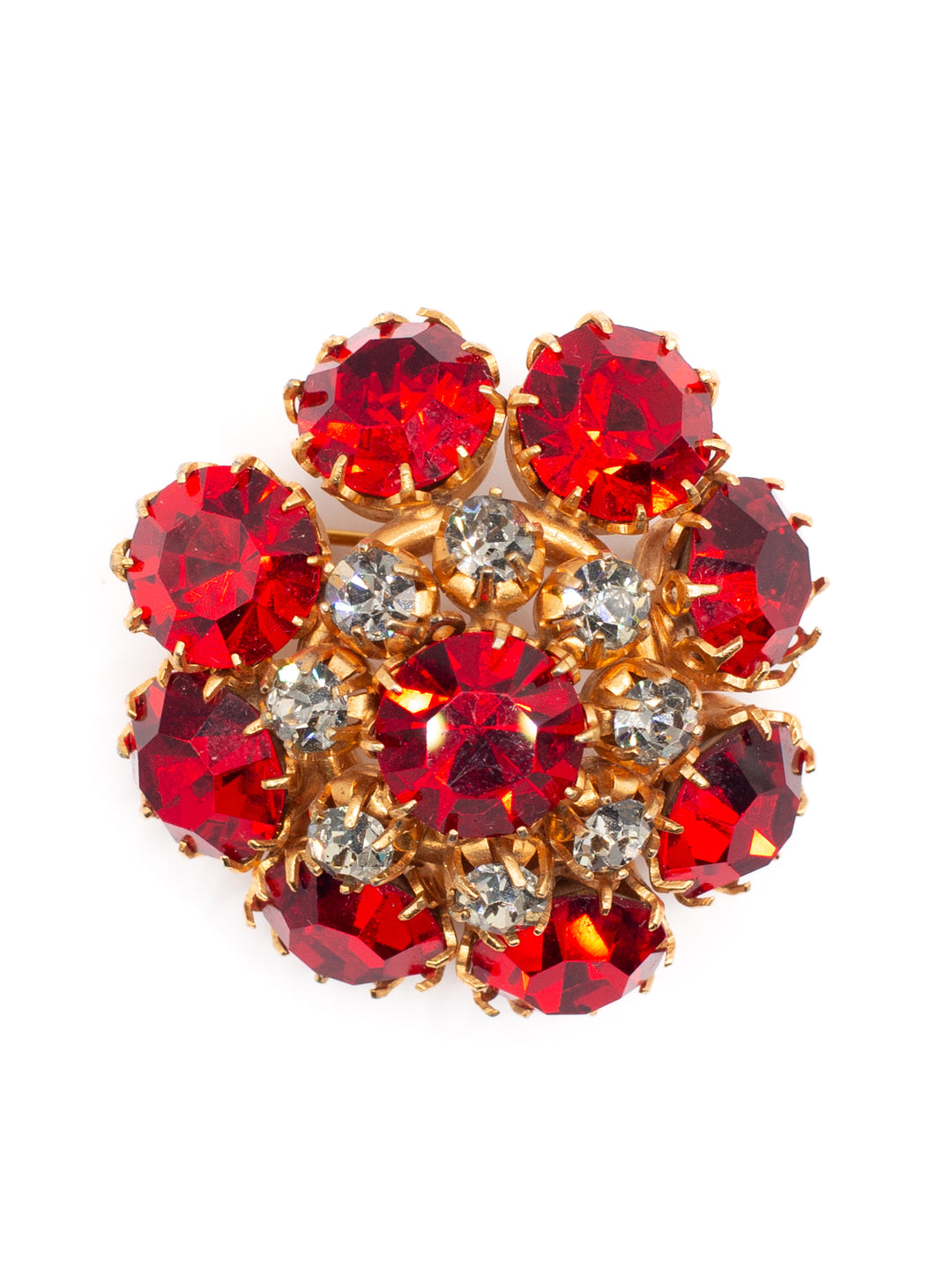 Vintage 60's Brooch in Red
