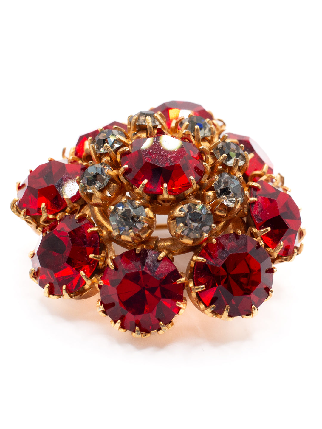 Vintage 60's Brooch in Red