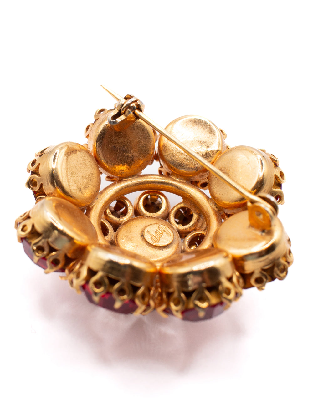 Vintage 60's Brooch in Red