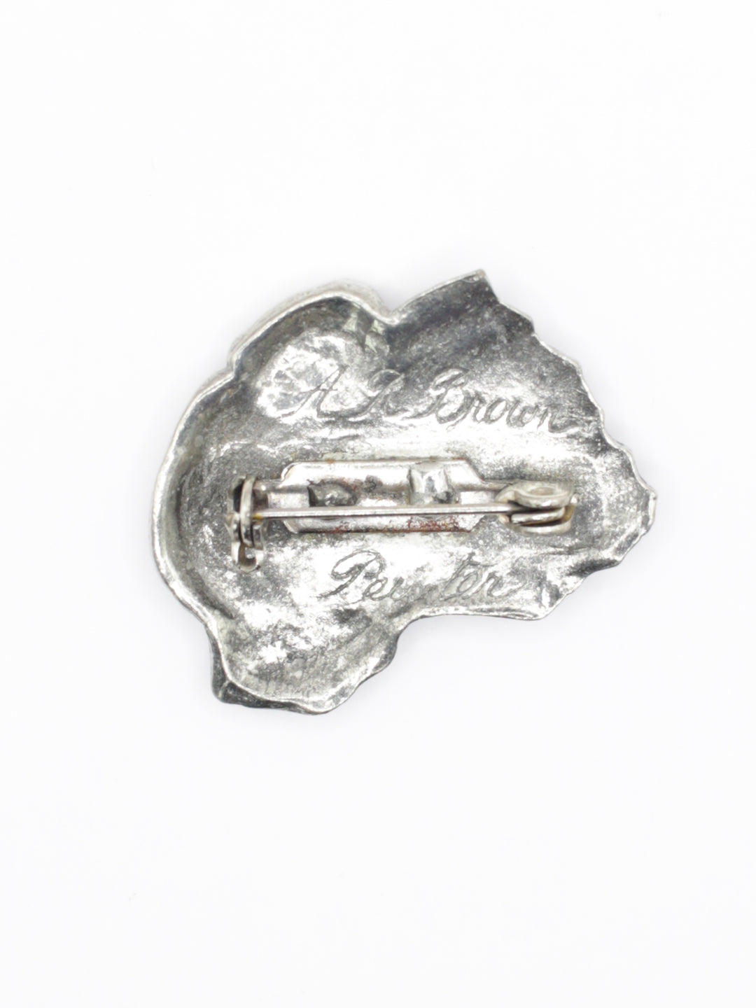 Vintage 80's Brooch in Silver